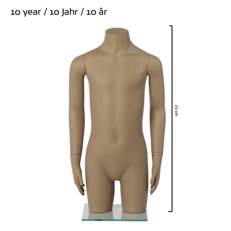 TORSO WITH ARMS – CHILD - 10 YEARS - HINDSGAUL